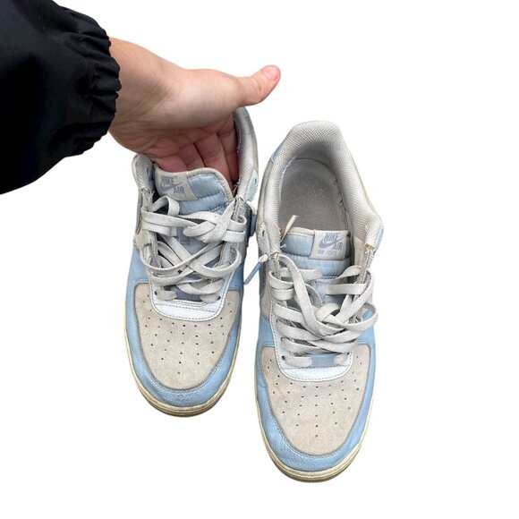 2019 Nike Air Force 1 Low 07 Light Armory Blue Size 10 ao2425-400 - Picture 5 of 13